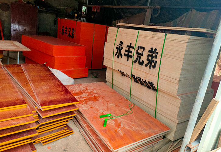 建筑模板厂在广东沿海一带考察